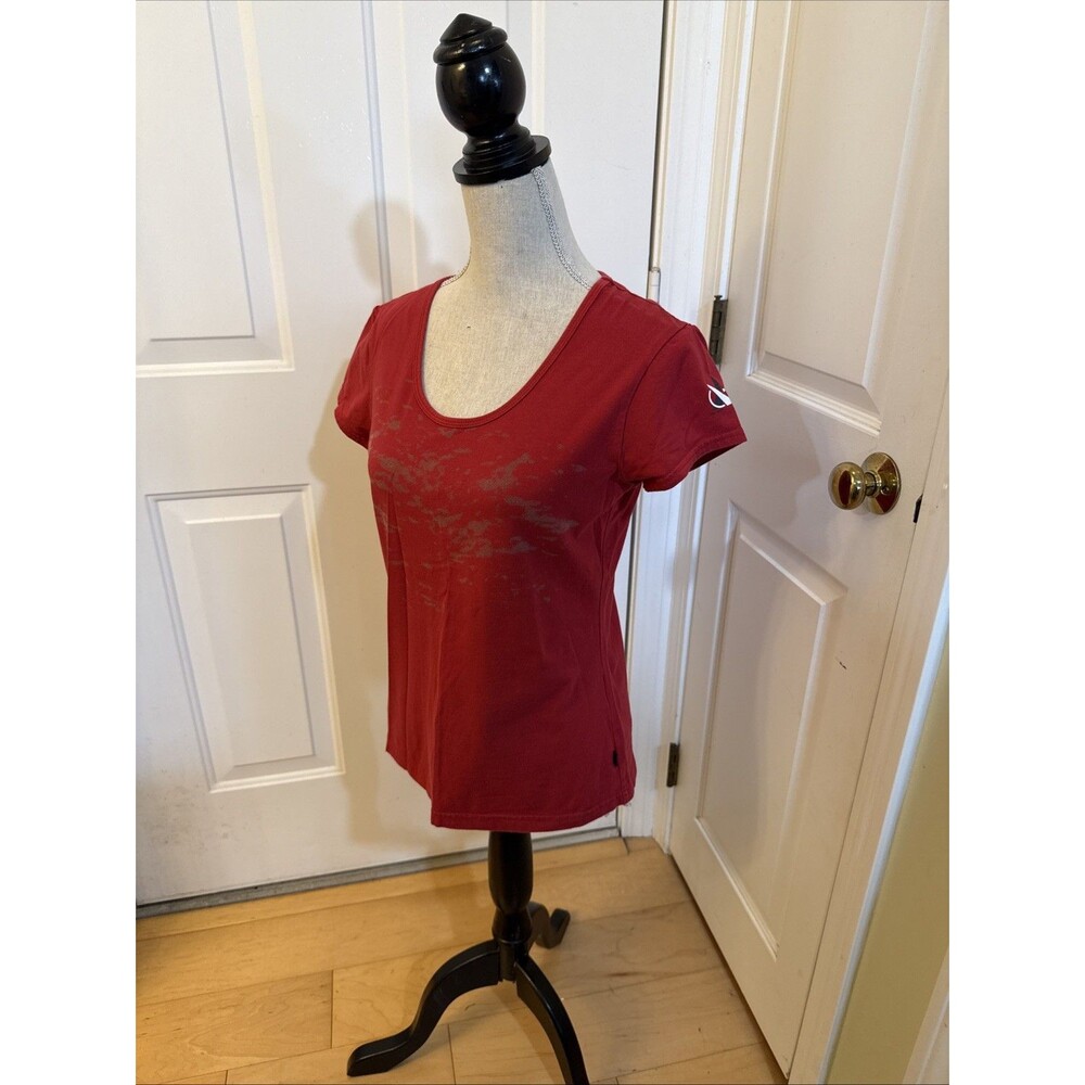 STRETCH COTTON Helly Hanson Red Shortsleeved T Shirt Size L Women’s